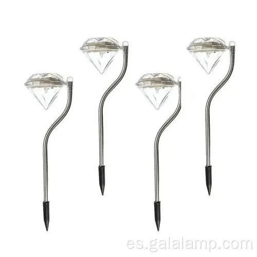 Vibrantes luces de jardín LED impermeables con energía solar